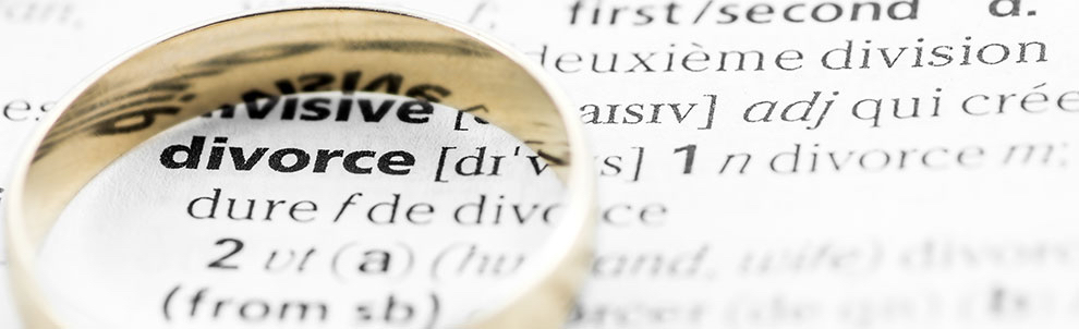 Le mot divorce du dictionnaire